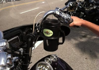 Cup Holders - Drink Holders - Butler Motorcycle Mug Holders by Glass Act