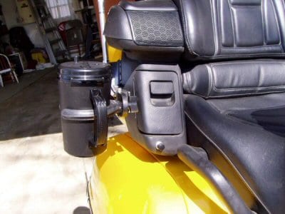 Butler Standard Passenger Set for Motorcycles with Aftermarket Arm Rests.