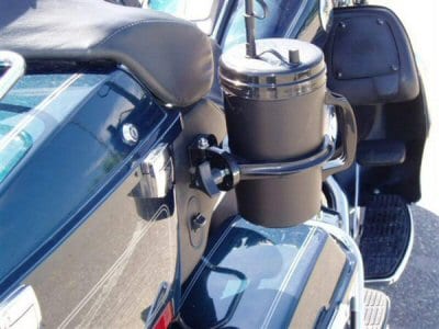 Butler NAR Passenger Set for Motorcycles With No Arm Rests. No longer necessary to purchase an armrest just to install the Butler Passenger Mug Holder.